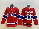 Youth Canadiens 11 Brendan Gallagher Red Adidas Jersey,baseball caps,new era cap wholesale,wholesale hats